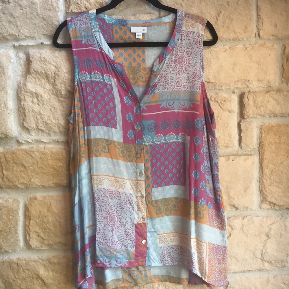 J. Jill flowy sleeveless blouse